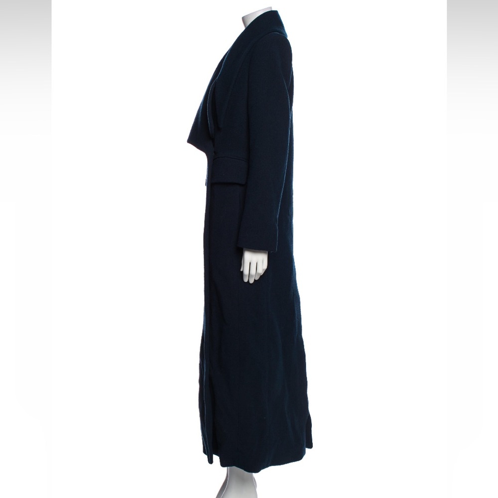 ✨ NWOT CHLOE iconic wool navy coat - Picture 8 of 9